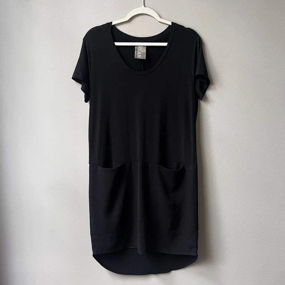Dolan Left Coast Collection Dress Women's Small Black Anthropologie Relaxed Boho